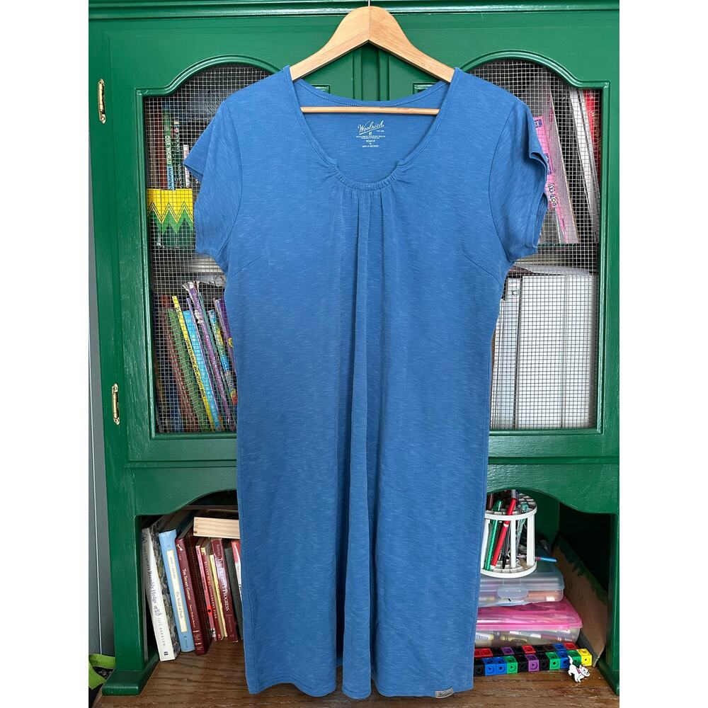 Woolrich Lt. Blue Moon T-Shirt Dress Size XL